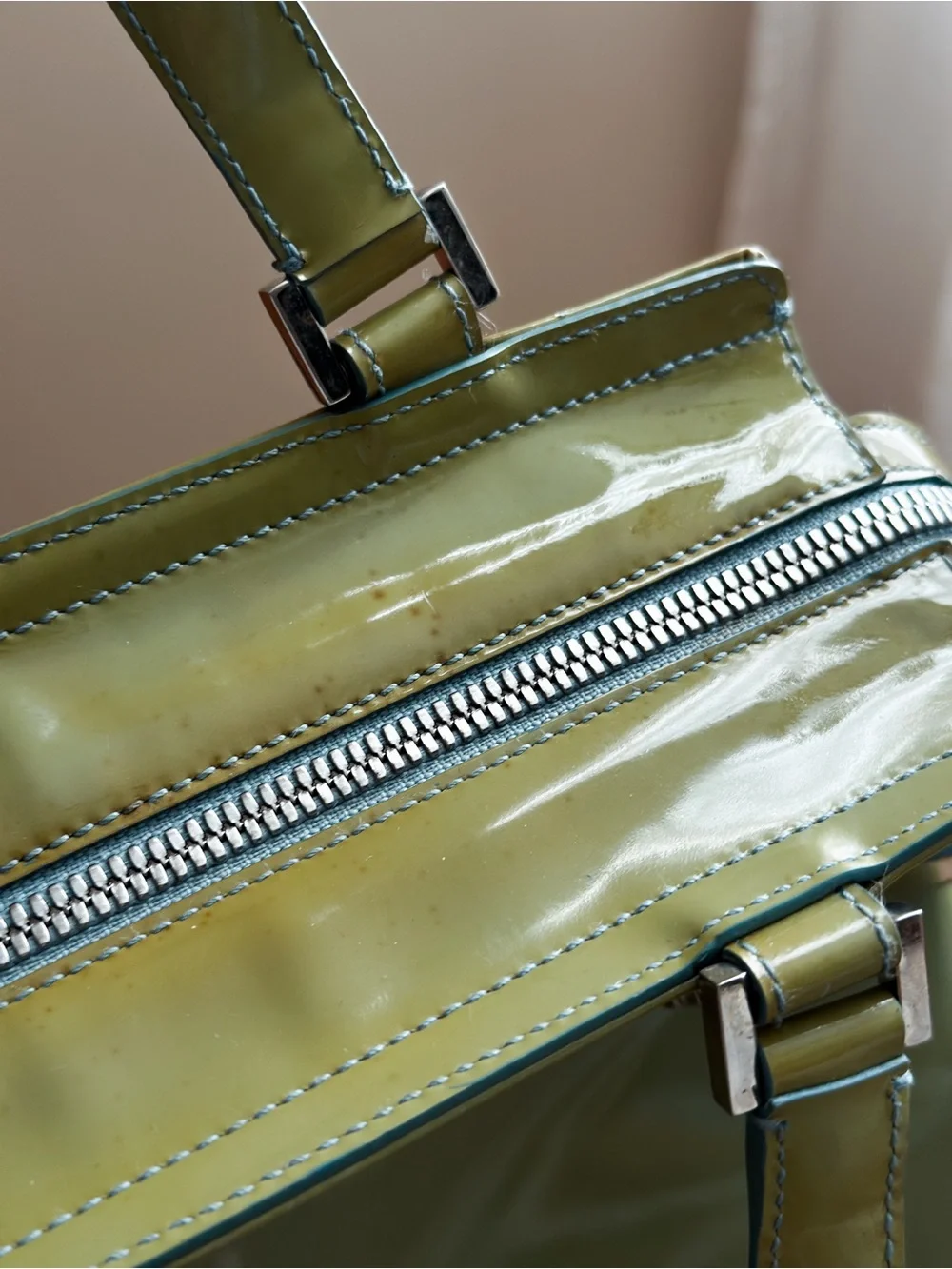 Salvatore Ferragamo Leather Top Handle Bag